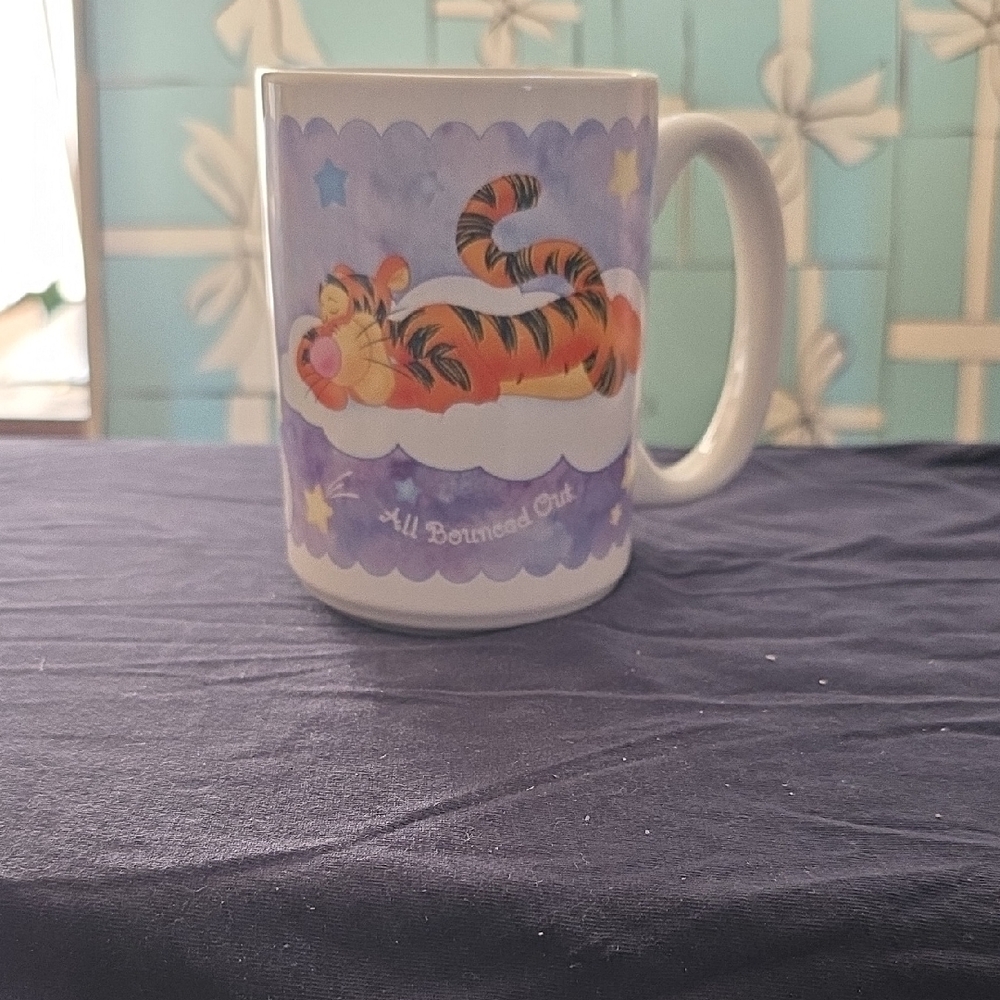 Disney Tigger Mug with Purple and Orange Accents